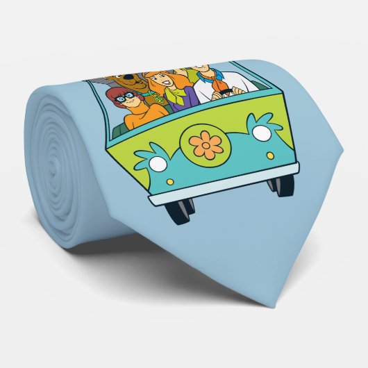 Scooby-Doo & The Gang Mystery Machine Stropdas (Opgerold)
