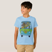 Scooby-Doo & The Gang Mystery Machine T-shirt (Voorkant volledig)