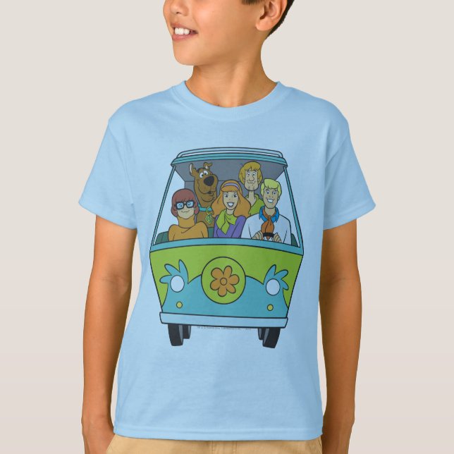 Scooby-Doo & The Gang Mystery Machine T-shirt (Voorkant)