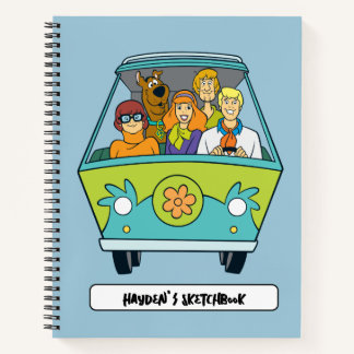 Scooby-Doo & The Gang Mystery Machine Tekening Notitieboek