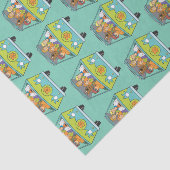 Scooby-Doo & The Gang Mystery Machine Tissuepapier (Detail)