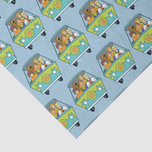 Scooby-Doo & The Gang Mystery Machine Tissuepapier (Detail)
