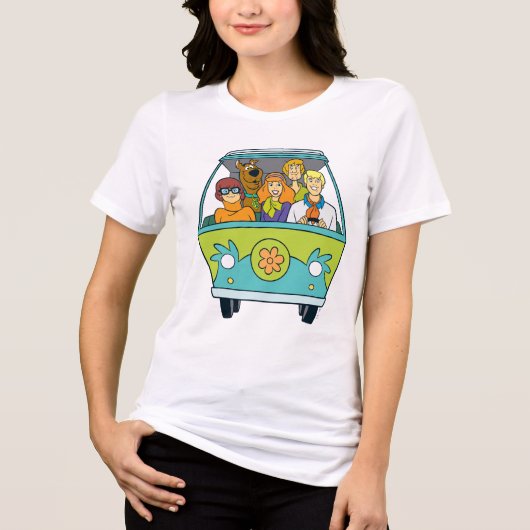 Scooby-Doo & The Gang Mystery Machine Tri-Blend Shirt (Voorkant)