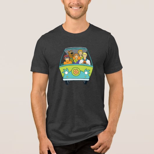 Scooby-Doo & The Gang Mystery Machine Tri-Blend Shirt (Voorkant)