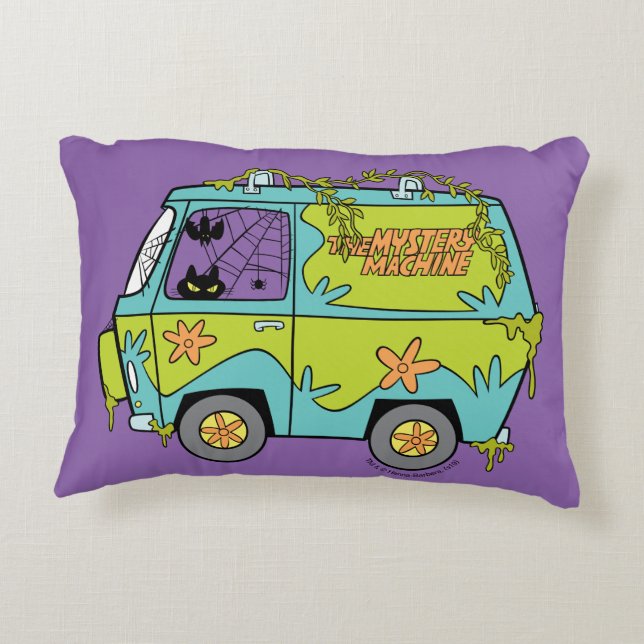 Scooby-Doo The Mystery Machine Accent Kussen (Achterkant)