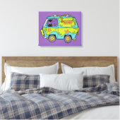 Scooby-Doo The Mystery Machine Canvas Afdruk (Insitu (Slaapkamer))
