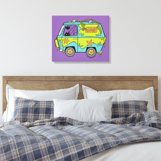Scooby-Doo The Mystery Machine Canvas Afdruk (Insitu (Slaapkamer))
