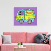 Scooby-Doo The Mystery Machine Canvas Afdruk (Insitu (Woonkamer))