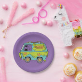 Scooby-Doo The Mystery Machine Papieren Bordje (Feest)