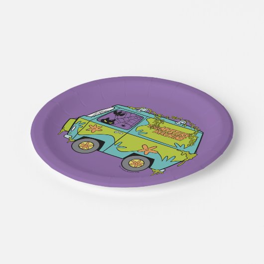 Scooby-Doo The Mystery Machine Papieren Bordje (Gekanteld)