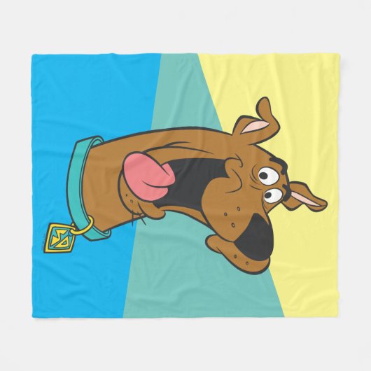 Scooby-Doo Tongue uit Fleece Deken (Voorkant (Horizontaal))