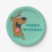 Scooby-Doo Tongue uit Papieren Bordje (Voorkant)