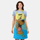 Scooby-Doo Tongue uit Schort (Gedragen)