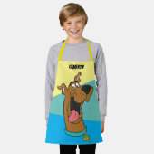 Scooby-Doo Tongue uit Schort (Gedragen)