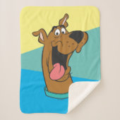 Scooby-Doo Tongue uit Sherpa Deken (Voorkant)
