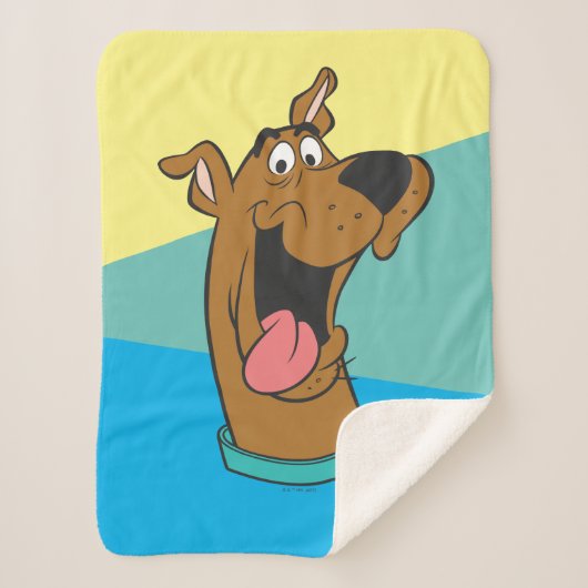 Scooby-Doo Tongue uit Sherpa Deken (Voorkant)