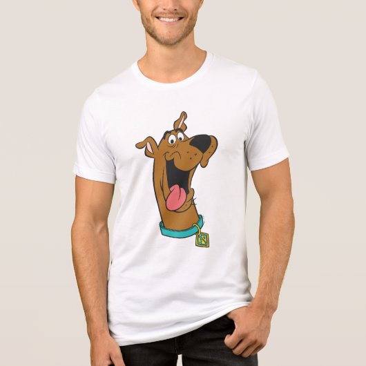 Scooby-Doo Tongue uit Tri-Blend Shirt (Voorkant)