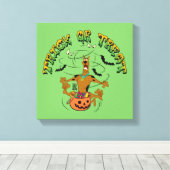 Scooby-Doo | Trick of Treat Canvas Afdruk (Insitu (Houten vloer))