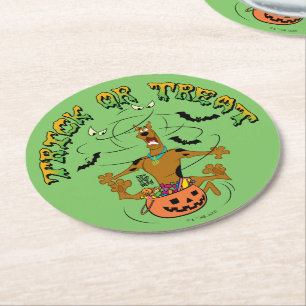 Scooby-Doo   Trick of Treat Ronde Kartonnen Onderzetter