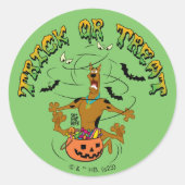 Scooby-Doo | Trick of Treat Ronde Sticker (Voorkant)