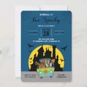 Scooby-Doo | Twee Spooky Halloween Verjaardag Kaart (Voorkant)