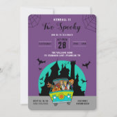 Scooby-Doo | Twee Spooky Halloween Verjaardag Kaart (Voorkant)