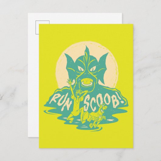 Scooby-Doo | Uitvoeren scoob! Briefkaart (Voorkant / Achterkant)
