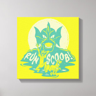 Scooby-Doo Uitvoeren scoob! Canvas Afdruk