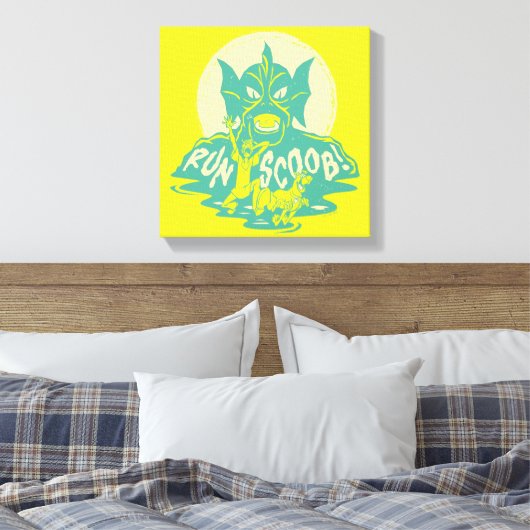 Scooby-Doo | Uitvoeren scoob! Canvas Afdruk (Insitu (Slaapkamer))