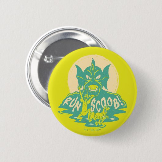 Scooby-Doo | Uitvoeren scoob! Ronde Button 5,7 Cm (Voorkant /achterkant)
