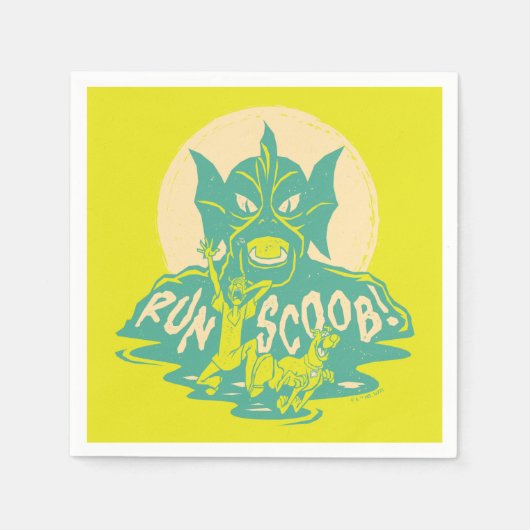 Scooby-Doo | Uitvoeren scoob! Servet (Voorkant)