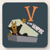 Scooby-Doo | V is voor Vampire Bier Onderzetter (Voorkant)