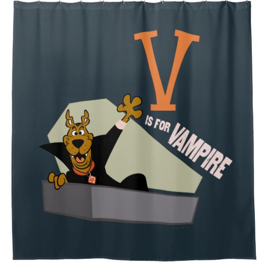 Scooby-Doo | V is voor Vampire Douchegordijn (Voorkant)