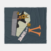 Scooby-Doo | V is voor Vampire Fleece Deken (Voorkant (Horizontaal))