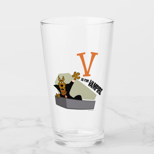 Scooby-Doo | V is voor Vampire Glas (Voorkant)