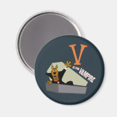 Scooby-Doo | V is voor Vampire Magneet (Voorkant / Achterkant)