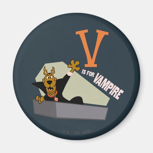 Scooby-Doo | V is voor Vampire Magneet (Voorkant)