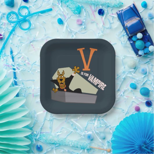Scooby-Doo | V is voor Vampire Papieren Bordje (Feest)