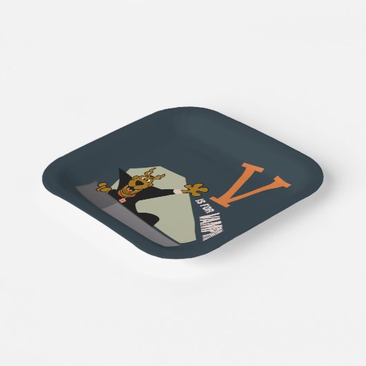 Scooby-Doo | V is voor Vampire Papieren Bordje (Gebogen)