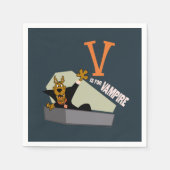 Scooby-Doo | V is voor Vampire Servet (Voorkant)