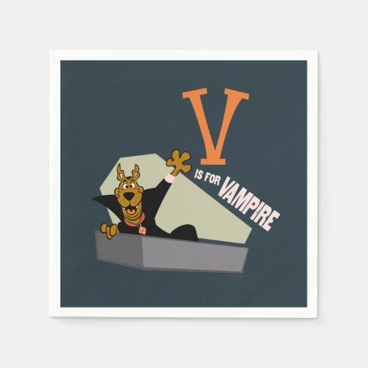 Scooby-Doo | V is voor Vampire Servet (Voorkant)