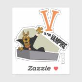 Scooby-Doo | V is voor Vampire Sticker (Vel)