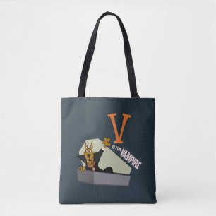 Scooby-Doo V is voor Vampire Tote Bag