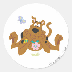 Scooby-doo-ventilator Ronde Sticker