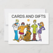 Scooby-Doo Verjaardagskaarten & Cadeaubordje Notitiekaartje (Voorkant)