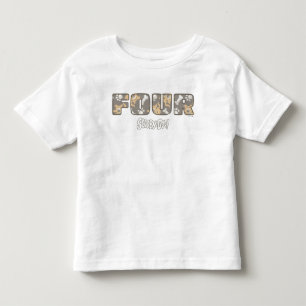 Scooby-Doo vierde verjaardag Kinder Shirts