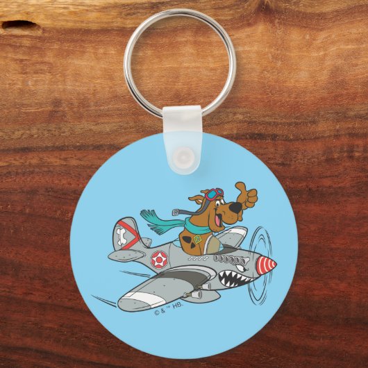 Scooby-Doo-vliegveld Sleutelhanger (Achterkant)