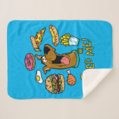 Scooby-Doo voedt me! Sherpa Deken (Voorkant (horizontaal))