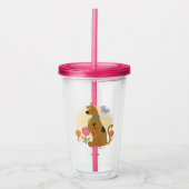 Scooby-doo volgend op vlinder acryl drinkbeker (Voorkant)