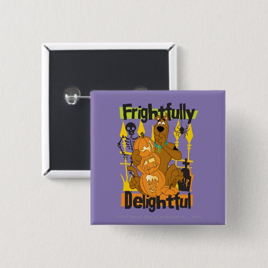 Scooby-Doo-vriendelijk prachtig Vierkante Button 5,1 Cm (Voorkant /achterkant)